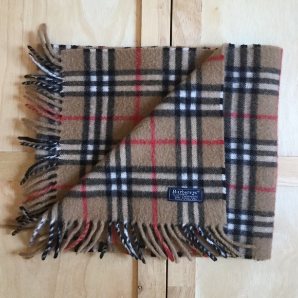 vintage burberry nova check scarf
